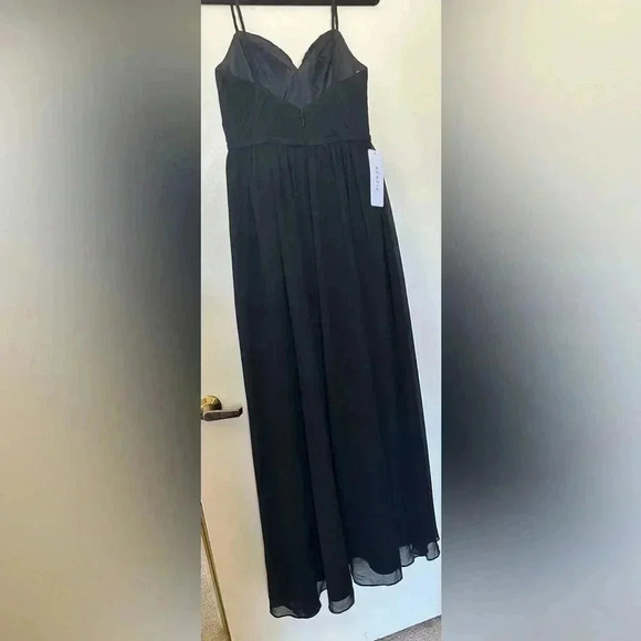 NWT Azazie Black Zuma Dress in Size 6 - Picture 10 of 16